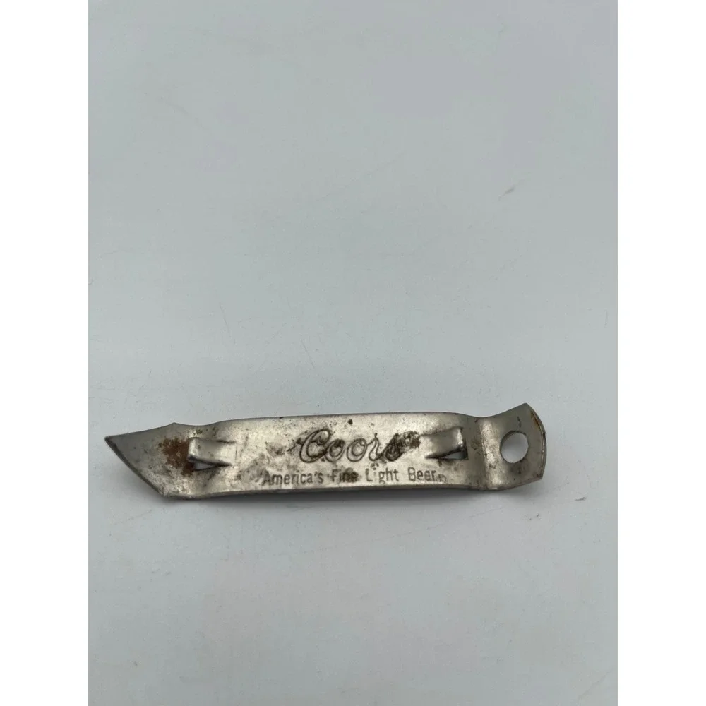 Vintage Coors Beer Bottle Can Opener Americas Fine Light Beer Church Key Metal